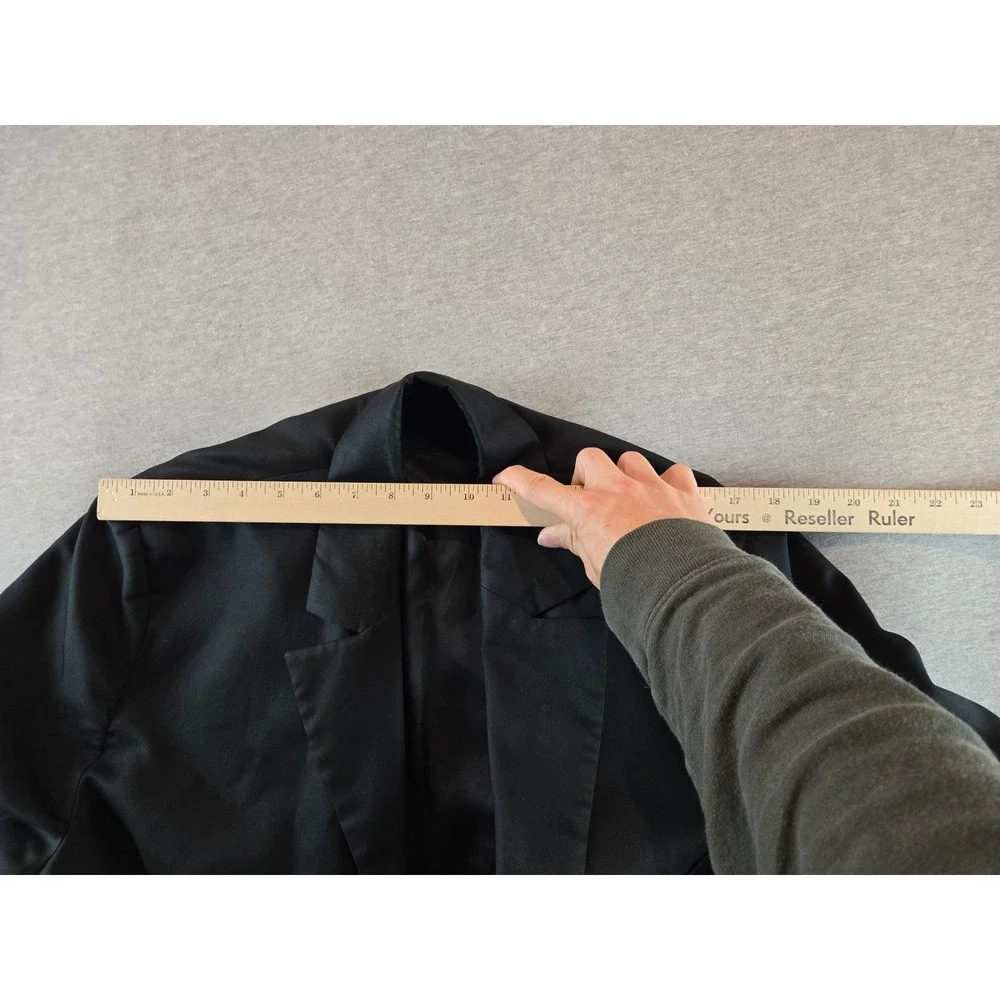COS Blazer Mens 40 Black Lyocell 1 Button Minimalist Quiet‎ Luxury Contemporary